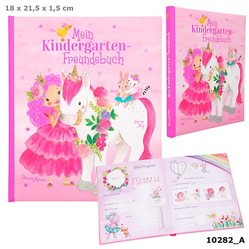 Depesche 10282 Prinzessin Mimi Kindergarten-Freundebuch Tierfreunde Einhorn