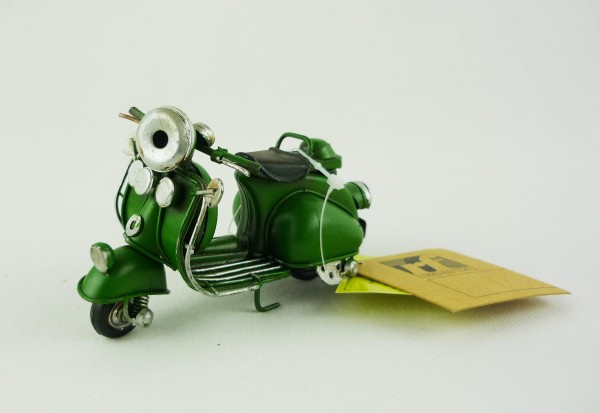 Blechmodell Mini-Roller Motorroller ca 11,5x5,5x7,5cm 904444 grün