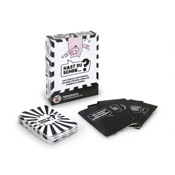 Trendhaus 955975 PARTY lustiges Kartenspiel "Hast du schon ...?" 100-teilig