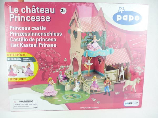 Papo 80509 Prinzessinnenschloss inkl. 3 Figuren Spielset 53x37x40cm