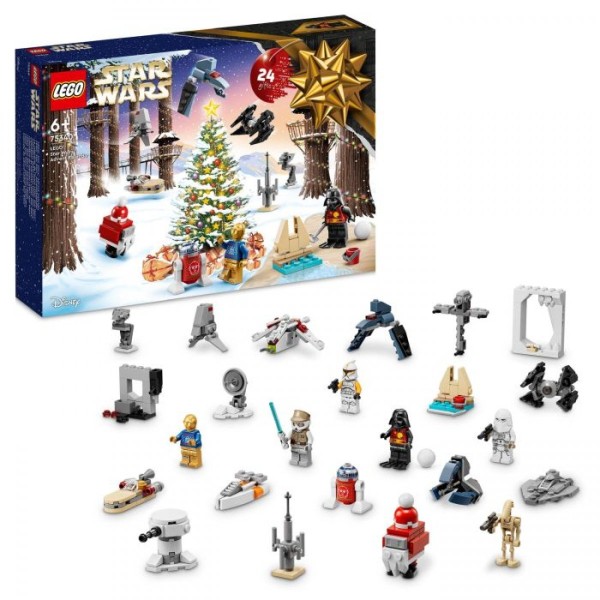 Adventskalender Lego Star Wars 75340 mit 8 Figuren in Weihnachts-Outfit