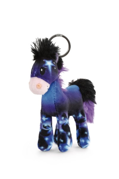 Nici 48750 Schlüsselanhänger Pony Stars Pferd Starflower blau 10cm Plüsch GREEN