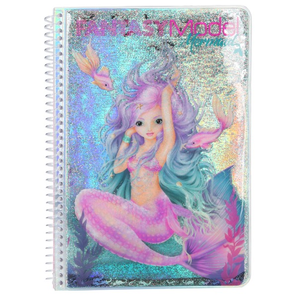 Depesche 10472 Fantasy Model Malbuch MERMAID Meerjungfrau Kreativbuch Softcover