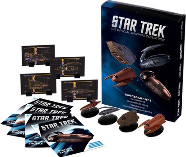 Star Trek Shuttlecraft Set 8 (Vulcan S. & Xindi-Insectoid & Ferengi & Klingon T)