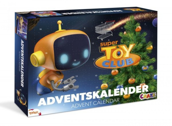 Adventskalender Super Toy Club von Toggo mit 24 lustigen Minispielen