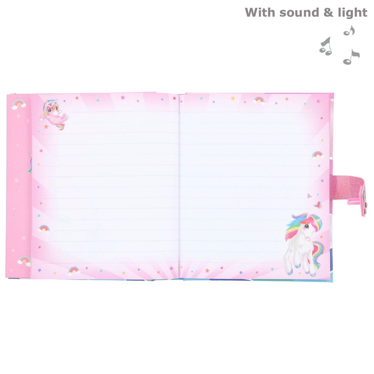 Ylvi & the Minimoomis Tagebuch mit LED Code und Sound 