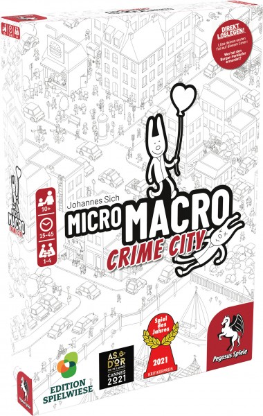 MicroMacro: Crime City (Edition Spielwiese) - Spiel es Jahres 2021