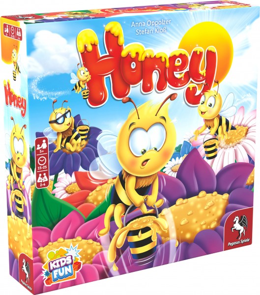 Honey - Kinder-Brettspiel zum Pollen verteilen und Honig sammeln