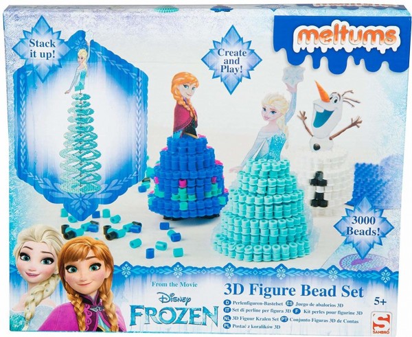 Disney Frozen Meltums Mega Set 3D Eiskönigin Perlenfiguren Bastelset