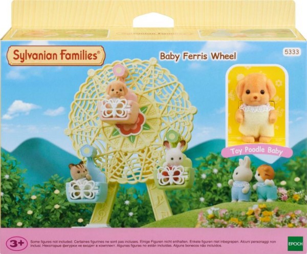 EPOCH Sylvanian Families 5333 Baby Abenteuer Riesenrad Spielset + Toy Pudel Baby