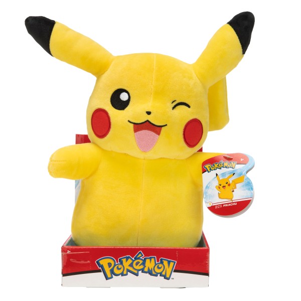 Jazwares 97730 Pokemon Plüsch Kuscheltier im Display ca 30cm - Pikachu
