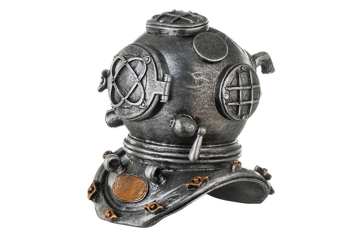 Gilde 37048 Steampunk Figuren 27cm Taucher Helm Dekoration | Shoppingzwerg
