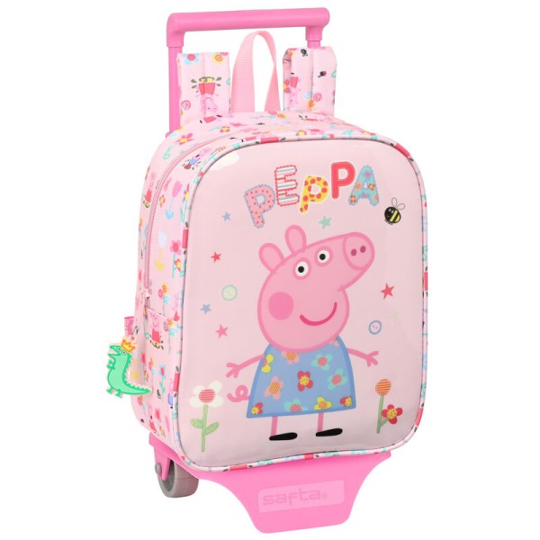 Peppa Pig und Freunde Having Fun Rucksack-Trolley (Vor)Schule rosa ca 28cm