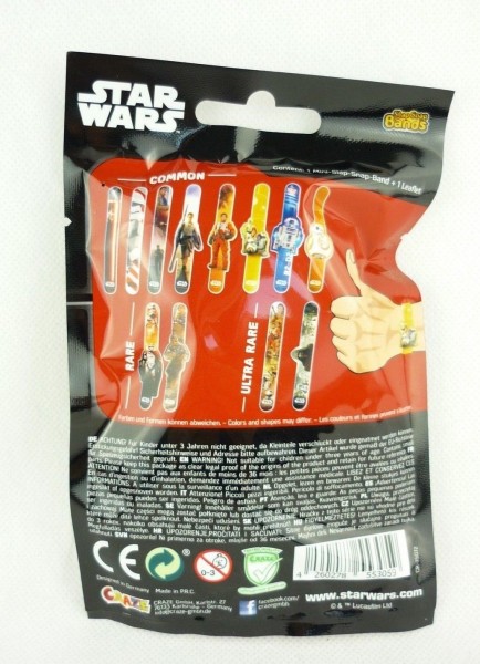 Star Wars The Force Awakens Slap Snap Movie Edition Sammeltüte Armband