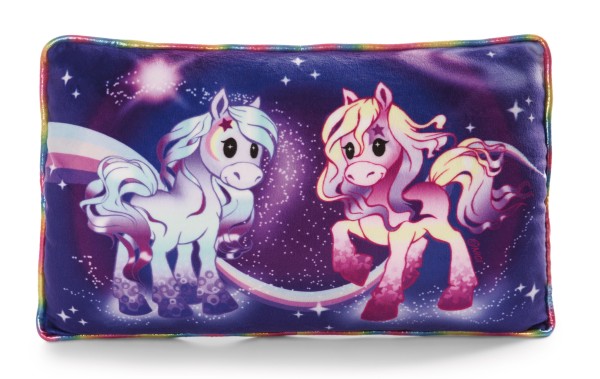 Nici 47854 Kissen Pony Stars Pferde Starjumper & Candydust 43x25cm GREEN