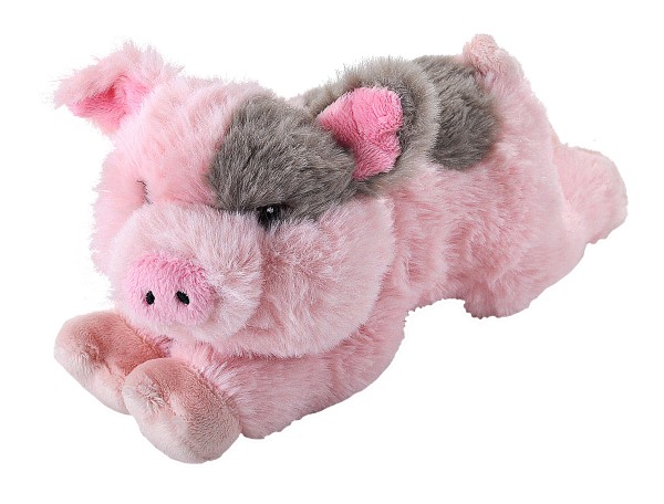 Wild Republic 26457 Ecokins Mini Schwein liegend Pig ca. 20cm Plüsch