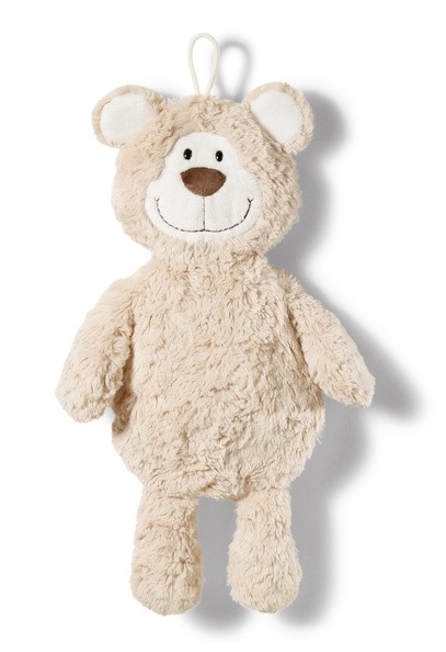 Nici 39097 Nici Pyjama-Tasche Bär beige figürlich Classic Bear mit Aufhängeband