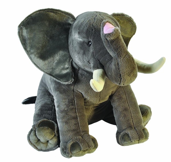 Wild Republic 19517 Little Biggies Plüsch Kuscheltier ca 76cm - afrikan. Elefant