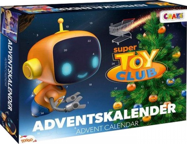 Adventskalender Craze Super Toy Club mit 24 tollen Mini-Spielchen