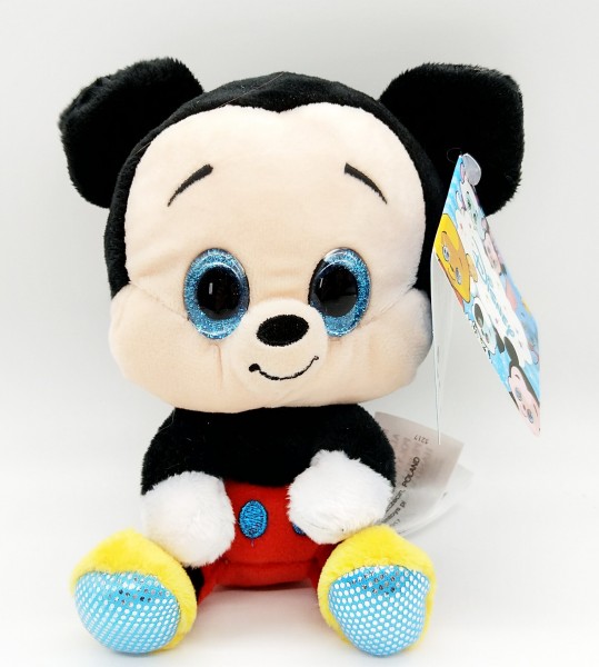 Disney Glitsies Kuscheltier ca 15cm Plüschfigur 0+ Jahre - Mickey Maus
