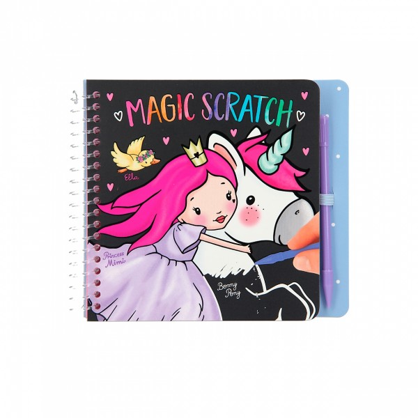 Depesche 11413 Princess Mimi Mini Magic Scratch Book Prinzessin Kratzbilder