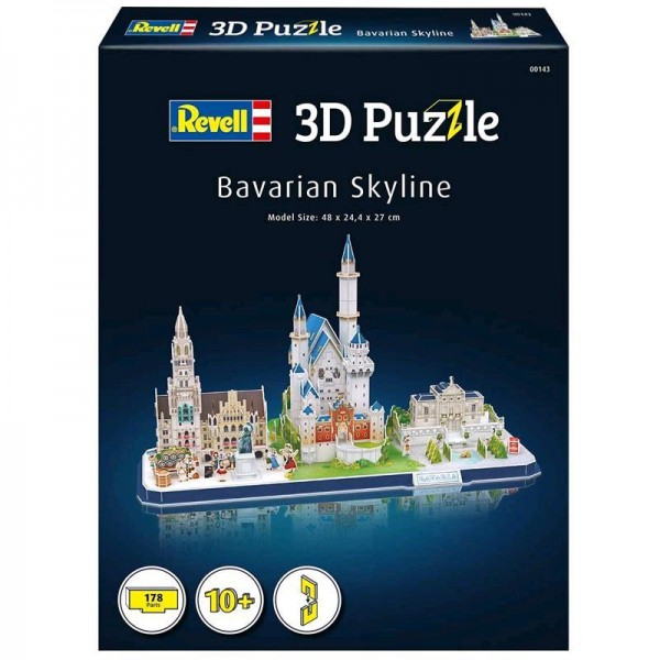 Revell 3D Puzzle Bavarian Skyline Bayern 178 Teile 00143