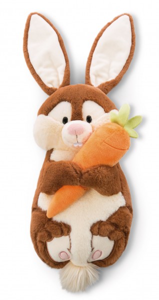 Nici 47351 Kissen Hase Poline Bunny mit Karotte figürlich 20x38cm Forest Friends