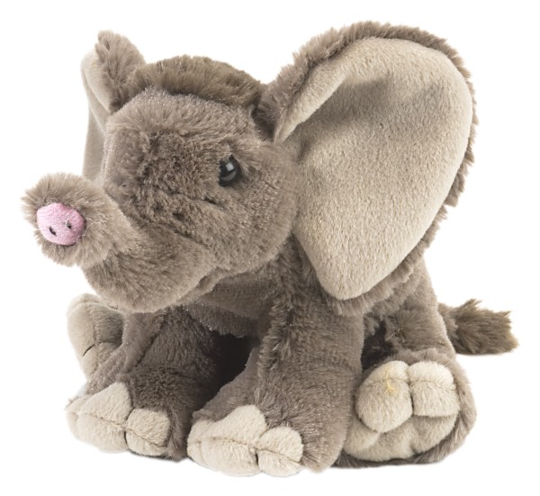 Wild Republic 10831 Plüsch Mini Afrikanischer Elefant Baby ca. 20cm Kuscheltier