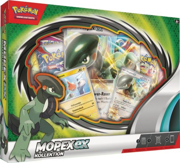 Pokémon Sammelkartenspiel MopexEx Kollektion mit überdimensionaler Karte