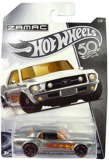 Hot Wheels Zamac 50 Jahre Edition Sammelfahrzeuge - '67 Ford Mustang Coupe