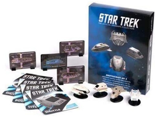Star Trek Shuttlecraft Set 2 Executive Shuttle & Type-7 & Type15 & NX Shuttlepod