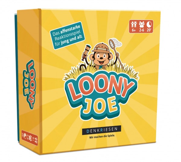 LOONY JOE - Das affenstarke Reaktionsspiel für Jung und alt ab 6 Jahren