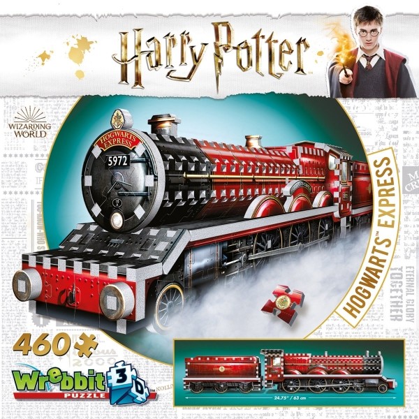 Harry Potter 3D Puzzle Hogwarts Express 460 Teile ca. 63cm langer Zug