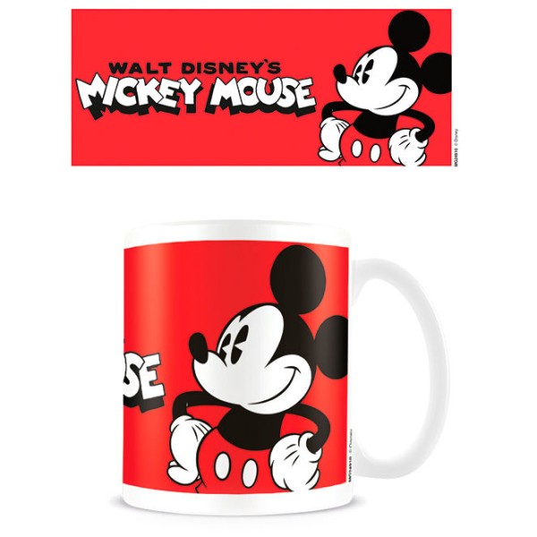 Pyramid 24910 Tasse Disney Mickey Mouse Maus rot Keramiktasse Kaffeetasse 315ml
