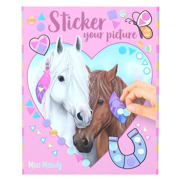 Depesche 12068 Pferd Miss Melody Sticker Your Picture Kreativbuch Sticker und Folien
