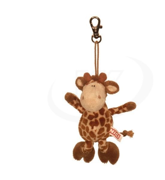 Nici 23393 Schlüsselanhänger mit Karabiner Giraffe Wild Friends ca 12cm Plüsch