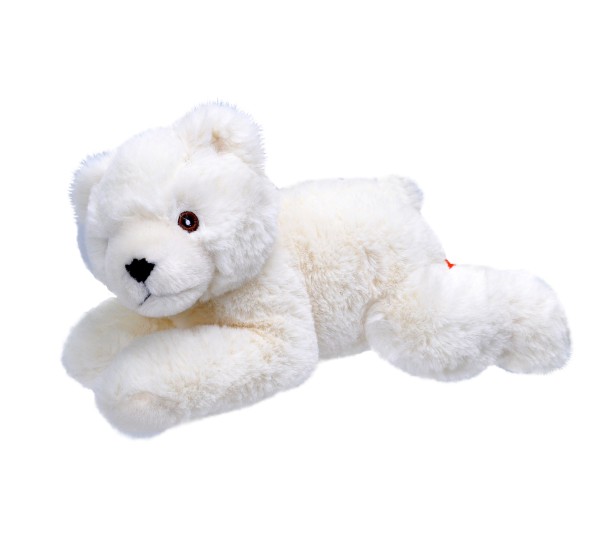 Wild Republic 24800 Ecokins Mini Eisbär liegend Polar Bear ca. 20cm Plüsch