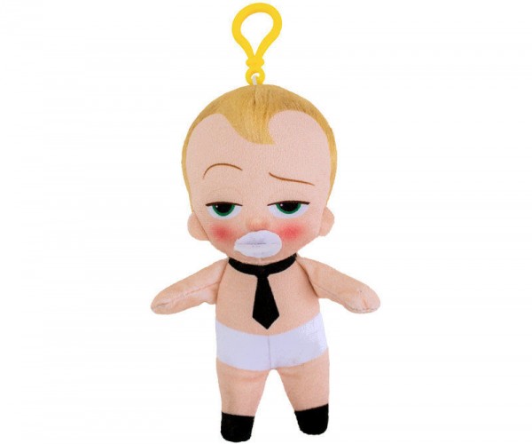 The Boss Baby Plüschanhänger Bagclip Baby mit Windel und Krawatte 16cm