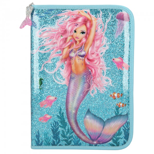 Depesche 11044 Fantasy Model XXL Federtasche Meerjungfrau Mermaid gefüllt