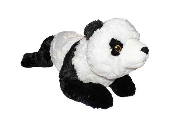 Wild Republic 25741 Ecokins Jumbo Panda-Bär liegend XL 76cm Plüsch Kuscheltier