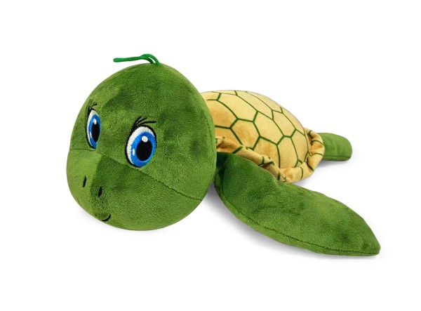 Schildkröte grün mit aufgestickten Augen 45cm Plüsch Kuscheltier (2759)