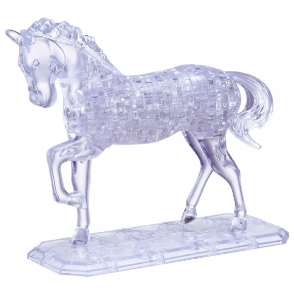 Crystal Puzzle 3D - großes Pferd 100 Teile ca. 18cm 109001