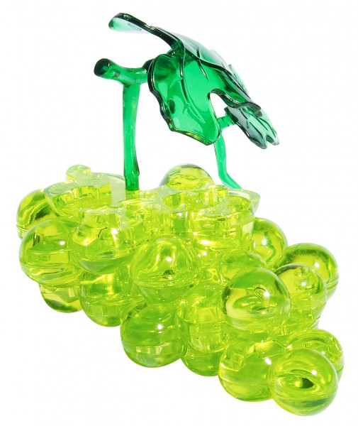 Crystal Puzzle 3D - grüne Trauben 46 Teile 10 cm hoch 59117