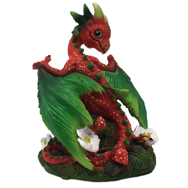 Drachen Figur Strawberry Dragon by Stanley Morrison ca. 12cm Handbemalt MC28005