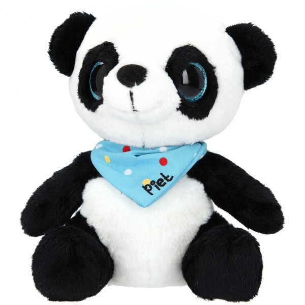 Depesche 11708 SNUKIS Panda Piet mit Halstuch ca 18cm Plüsch Kuscheltier