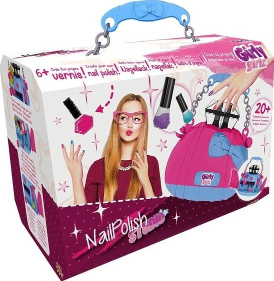 Nail Polish Studio Girly Girlz mit 20+ Accessoires - Mach deinen eigenen Nagellack