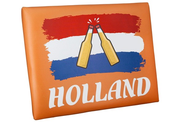 Gilde 49861 Bierkasten Sitzkissen "Holland" 44x34cm Sitzpolster orange
