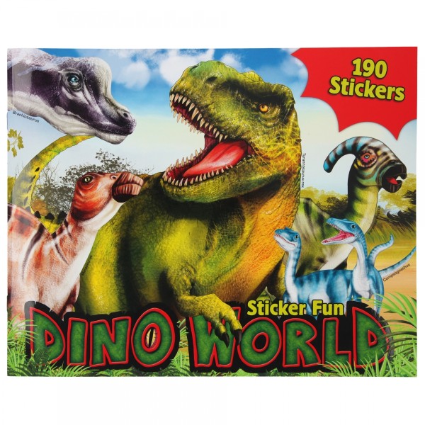 Depesche 11160 Dino Stickerfun Stickerbuch Dinosaurier Heft mit 20 Seiten