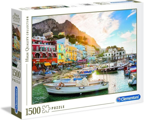 Clementoni Puzzle 1.500 Teile Capri Küstenpromenade