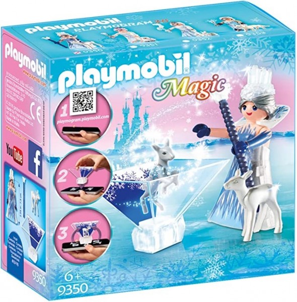 Playmobil 9350 Magic Prinzessin Eiskristall Playmogram 3D Spielset